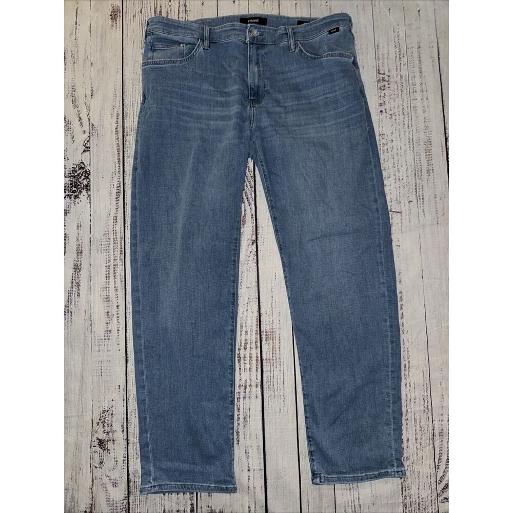 Mavi Men's Straight Jeans in Light Blue